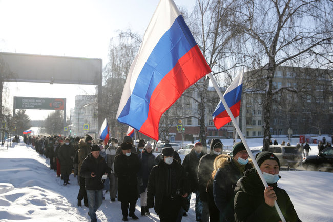 митинг протест Россия 