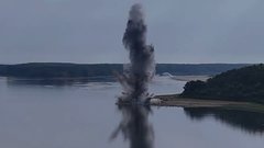В Румынии произвели подрыв скалы в Дунае для улучшения водоснабжения АЭС