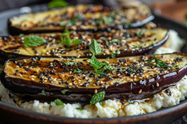 Безумно вкусно! Восточные баклажаны с медовым соусом, который тает во рту