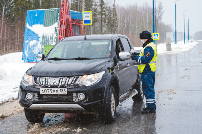 На въезде в Сургут будут проверять приезжающих автомобилистов