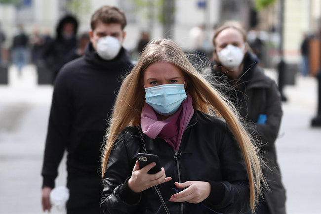 Москва маска маски самоизоляция режим коронавирус