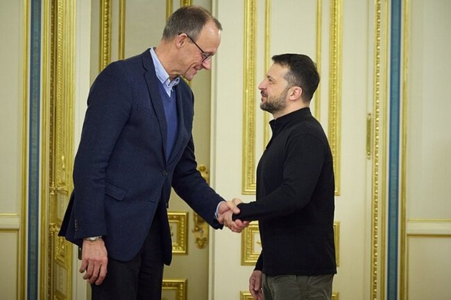 Фридрих Мерц / Владимир Зеленский
