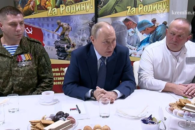 Владимир Путин / Центральный госопиталь