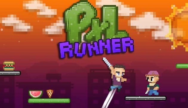 Пиксельный бегун