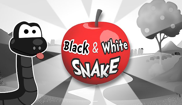 黒と白のヘビ