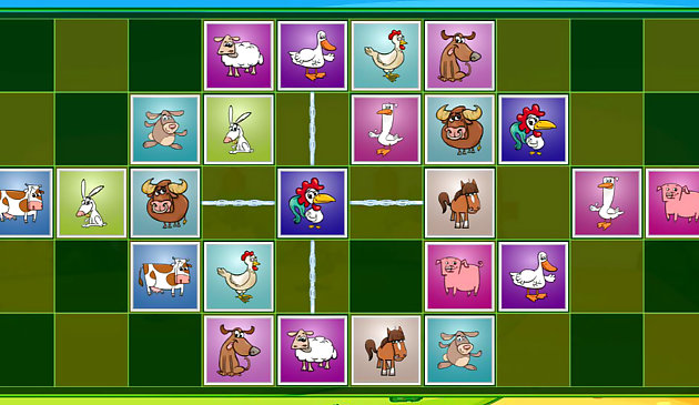 Животные фермы: головоломки соответствия