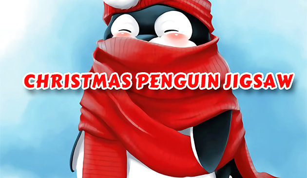 Puzzle de pingouin de Noël