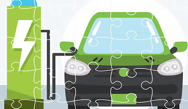 Электромобили. Пазл