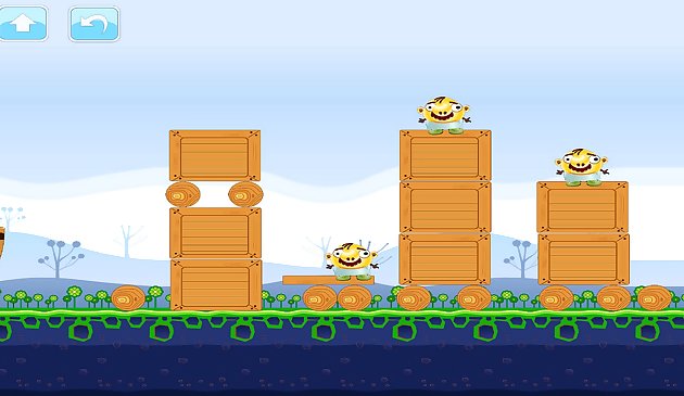 Сердитые забавные зяблики