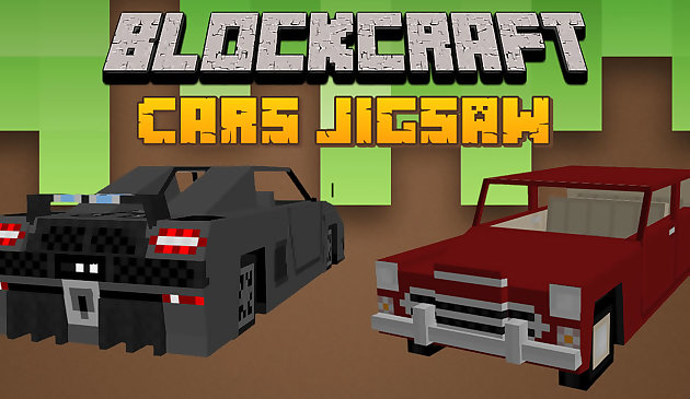 Puzzle di blockcraft cars