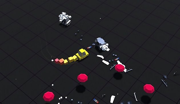 Пиксельный автомобиль против копов 2020