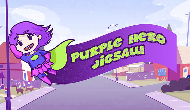 Фиолетовый герой. Пазл