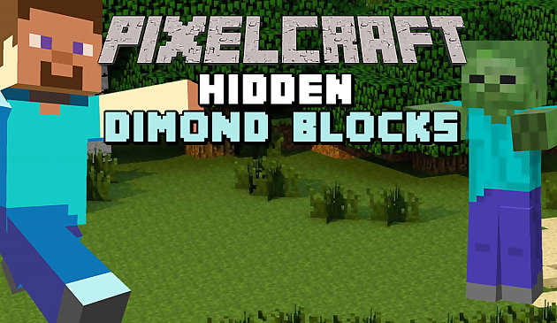 Pixelcraft bloques de diamantes ocultos