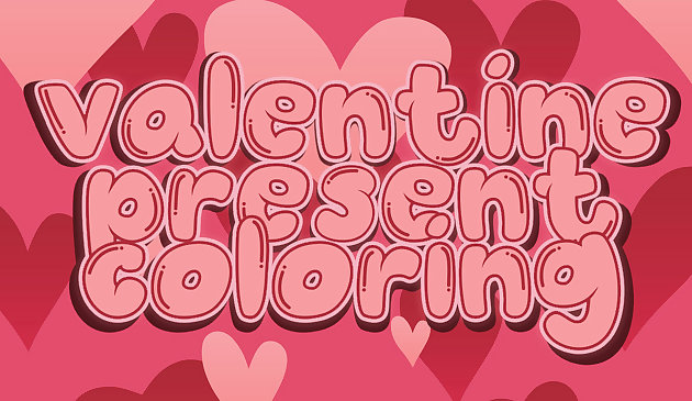 Подарки на День Святого Валентина. Раскраска