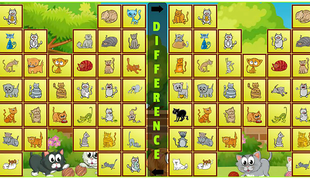 Коты: найди разницу