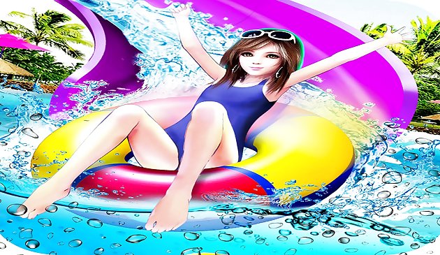 Гонка на водных горках