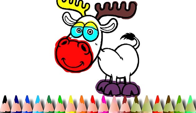 BTS олень книжка-раскраска