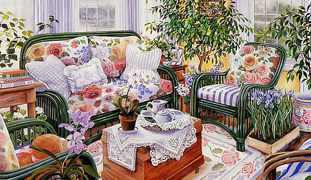 Сладкая романтическая комната слайд