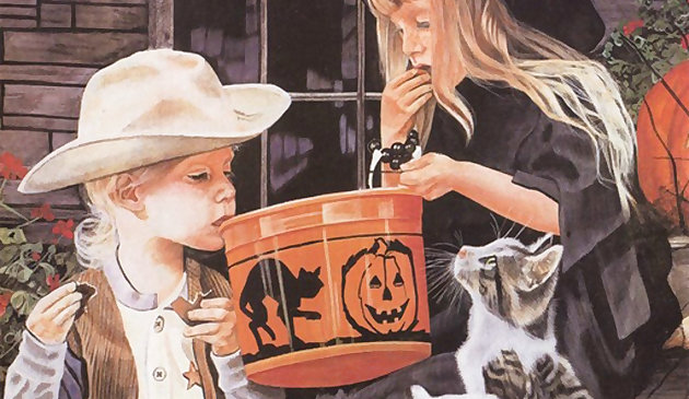 Картина Хэллоуина слайд