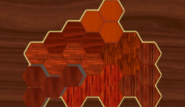 Деревянная игра-головоломка гекса блоков