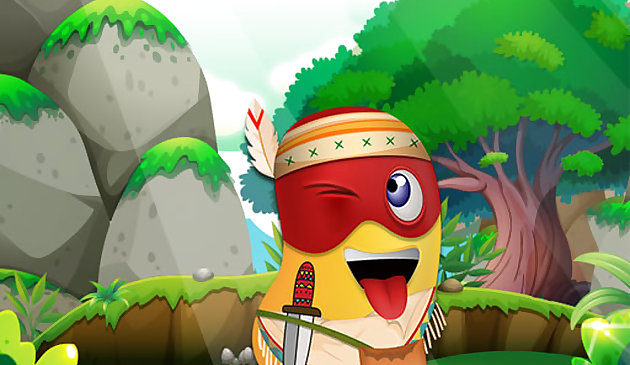 Прыжок личинки