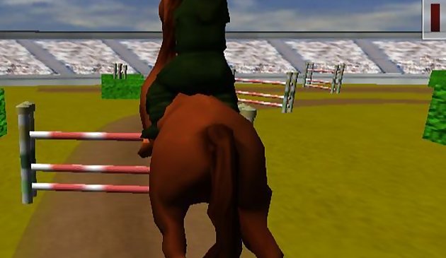 Прыгающая лошадь 3D