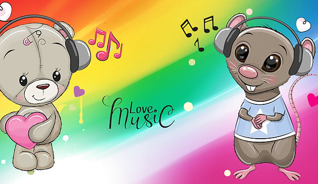 Слушайте музыку. Пазл