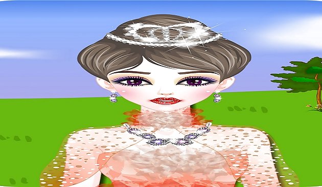 Красивый бал принцессы: одевалка