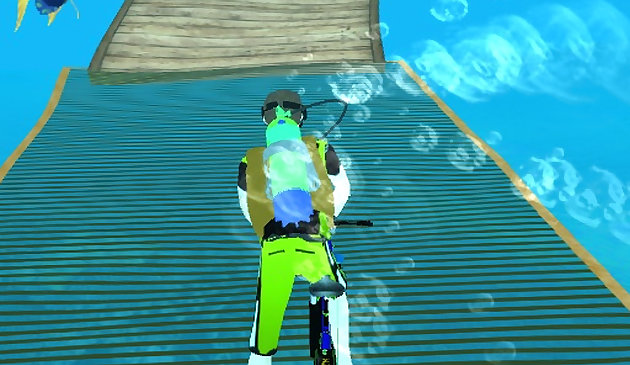 ركوب الدراجات تحت الماء