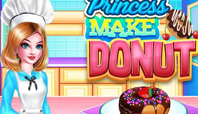公主做甜甜圈