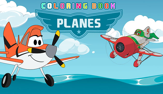 Planes Coloring Book