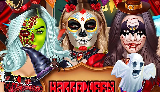 Хэллоуин Фейс Арт