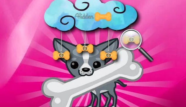 Забавная собачка: спрятанные кости