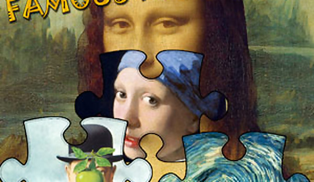 ghép hình puzzle: bức tranh nổi tiếng