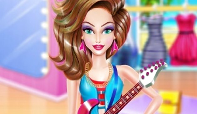 Модная девушка компьютерщик