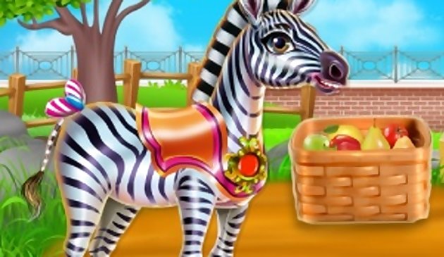 Zebra Cuidando