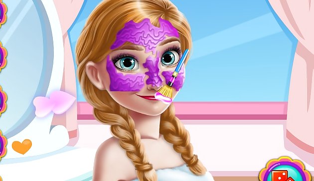 Ледяная принцесса: Фруктовая маска для лица