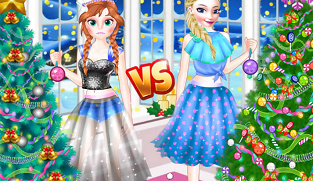 Pohon Natal Ellie VS Annie