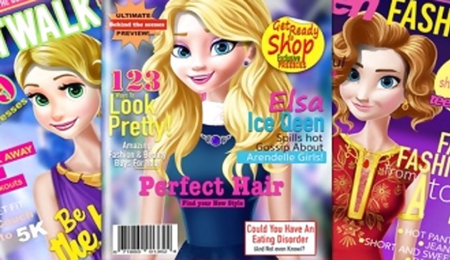 Подиумный журнал принцессы