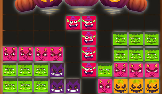 Блочная головоломка Хэллоуин