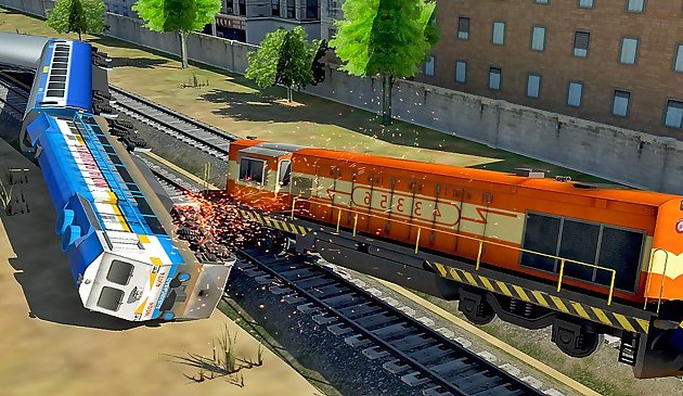 Simulatore di treno passeggeri in salita