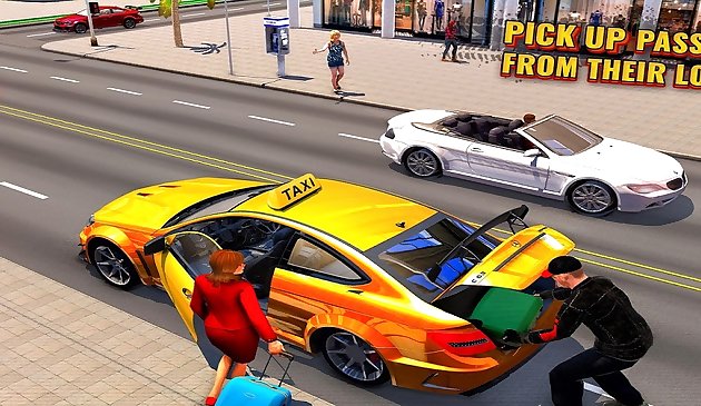 Loco juego de taxi fuera de carretera taxi simulador
