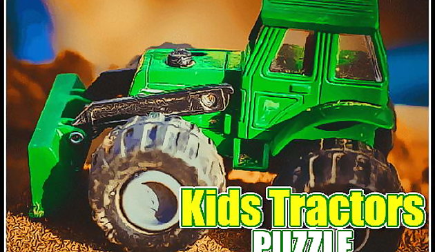 Puzzle de tracteurs d’enfants