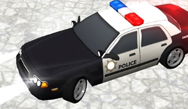 Aparcamiento de coches de la policía