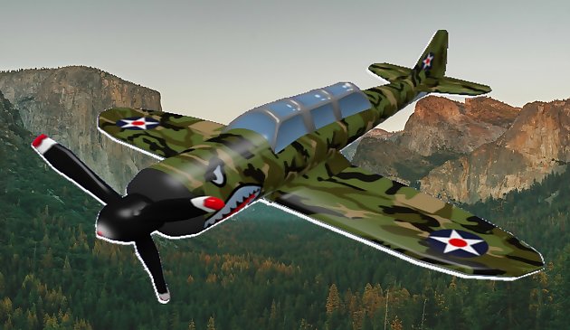 3D симулятор гонки самолета