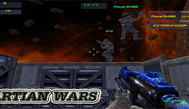 Multijugador de combate alienígena marciano