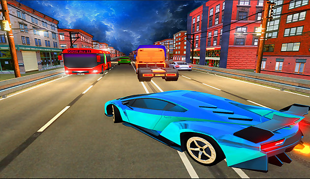 Зона движения: автомобильный гонщик