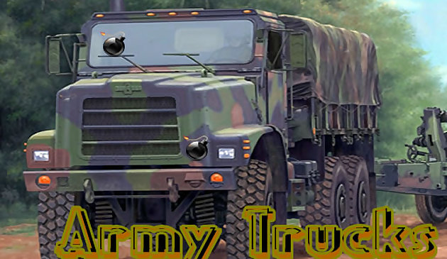 Армейские грузовики. Скрытые объекты