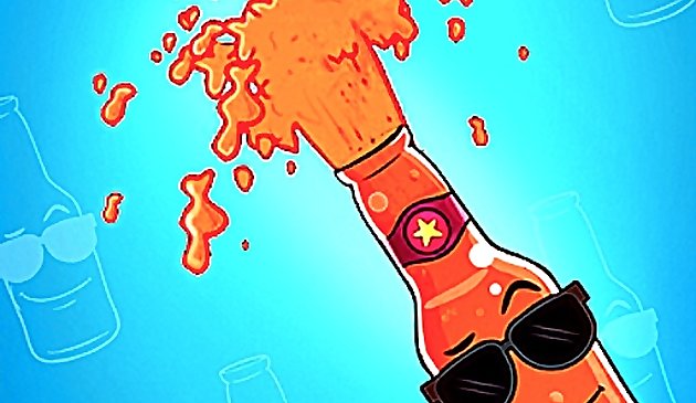 Бутылка прыгает