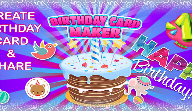 Birthday Card Maker - free online game